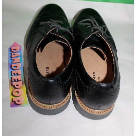 Cole Haan Grand OS Men\'s Black Dress Shoes Size 9.5M FT C21825 B16 Wingtip Derby main image 8